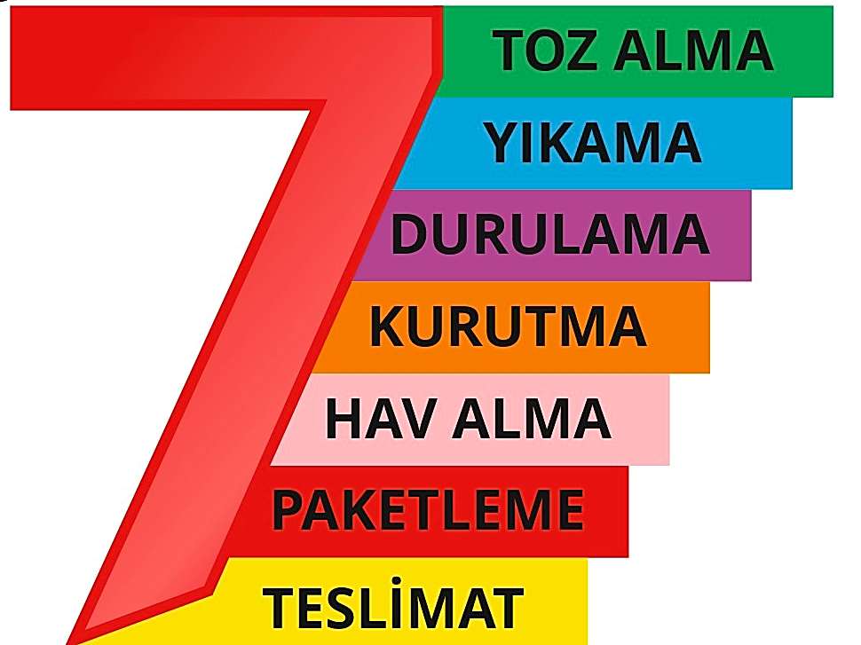 7 aşamalı temizlikle FARK katıyoruz.